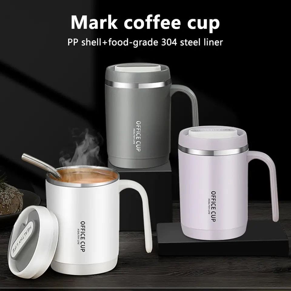 500ml Travel Carry Mug With Handle, Stainless Steel Thermos with Cup Lid, Household Office Insulated Mug, Double Anti-scald Thermal Mug, Large Capacity Beverage Cup, Home Office Coffee Mug, Coffee Milk Juice Mug with Straws &Lids Kitchen Drinkware 500ml Travel Carry Mug With Handle, Stainless Steel Thermos with Cup Lid, Household Office Insulated Mug, Double Anti-scald Thermal Mug, Large Capacity Beverage Cup, Home Office Coffee Mug, Coffee Milk Juice Mug with Straws &Lids Kitchen Drinkware